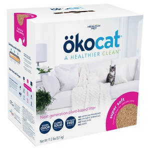 Okocat Arena Aglutinante Biodegradable para Gatito y Senior, 5.1 kg