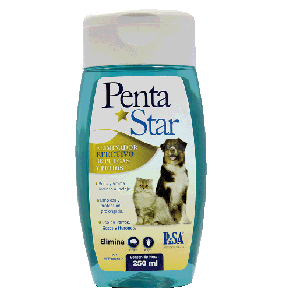 Penta Star Shampoo Antipulgas Antipiojos, para Perro, Gato, Hurón, 250 ml
