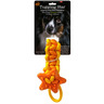 4BF Juguete de Hule Tugging Star Naranja para Perro