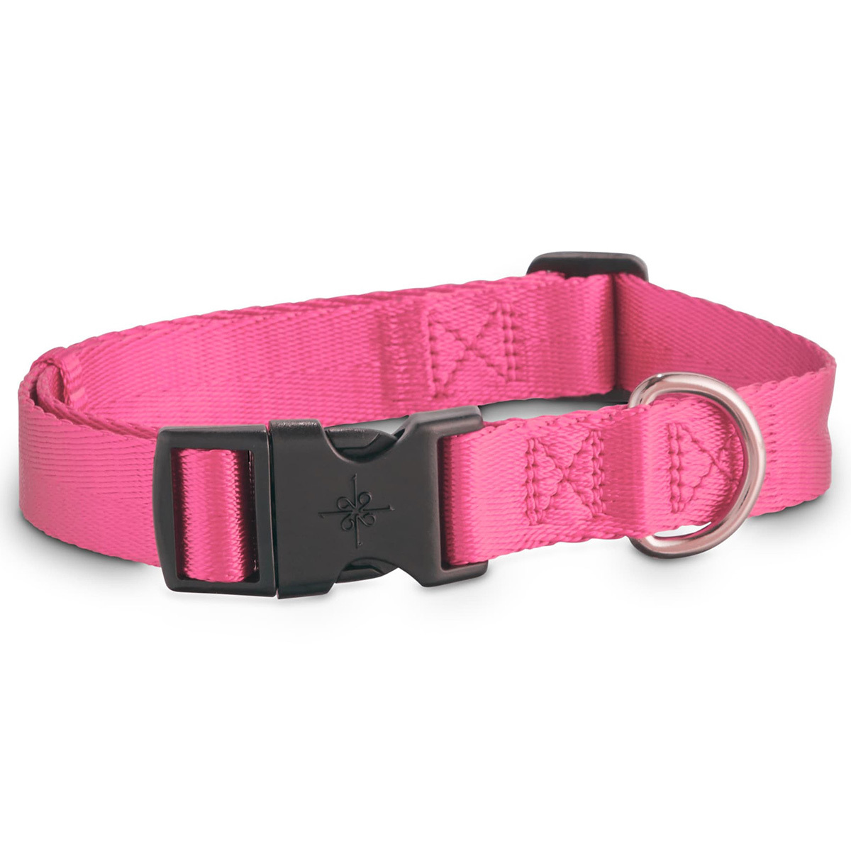 Taglory Collar Perro Rosa Collar Nylon Reflectante Neopreno Forrado Ajustable para Perros Cachorro