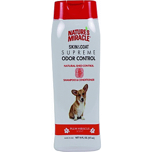 Nature's Miracle Shampoo y Acondicionador Muda 4 en 1 para Perro, 473 ml