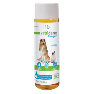 Vetriderm Shampoo Terapéutico para Perro y Gato, 350 ml