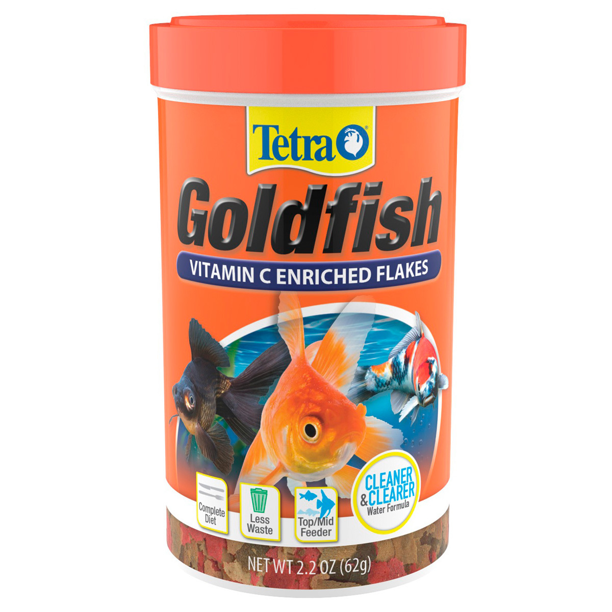 Tetra Fin Alimento en Hojuelas para Goldfish, 62 g
