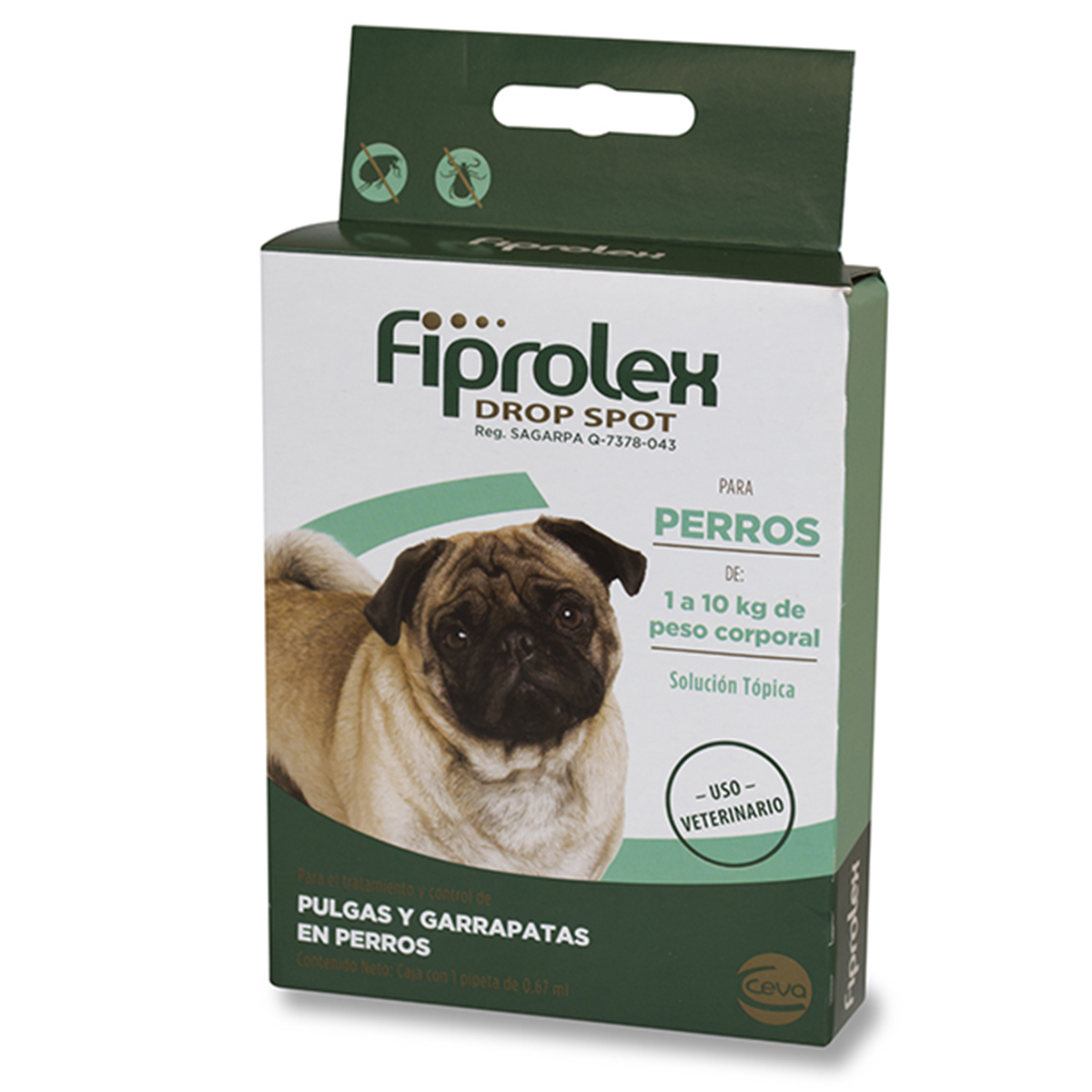 Fiprolex Pipeta Antipulgas para Perro, 1 a 10 kg | Ceva MARCAS | Petco Mexico